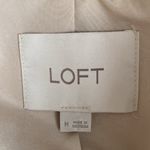 Loft  Women's Cream Sherpa Moto Jacket medium Photo 4