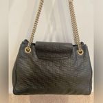 Gucci  Black Leather Emily Medium Guccissima Shoulder Bag Photo 5