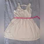 American Eagle  Outfitters Cream Sleeveless Halter Sundress Photo 0
