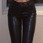 Aritzia Milena Leather Pant Black Photo 1