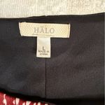 Halo Elegant Multicolor Patterned Dress Black Size L Photo 5