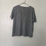 Old Navy  gray short sleeve Henley with scoop neck Photo 2