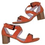 Johnston & Murphy  leather block heels size 6 1/2 Photo 0