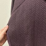 prAna Quilted Funnel Neck Pullover Sweatshirt Size Medium Plum Photo 3