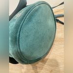 Coach  Petal Drawstring Dark Teal Bucket Leather And Suede Bag Purse #F11829 Photo 9