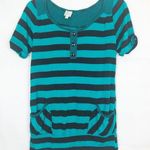 Zoah Juniors Top Medium Y2K 2000s Retro Preppy Relaxed Flowy Minimalist School Green Size undefined Photo 0