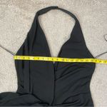 One33 Social Fringe‎ Drape Detail Mini Dress Black 10 Photo 6