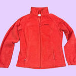 Columbia  Womens Sawyer Rapids 2.0 Fleece Jacket Medium Pink Full Zip 🔥 Photo 0