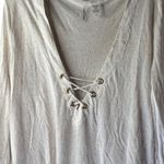 Beach Bunny ‎ Linen Blend Shirt Photo 1