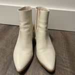 Lulus Lulu’s Spirit Ivory Snake Pointed Toe Ankle Booties Photo 5