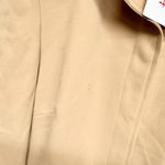 Josephine Chaus Jacket Women Size 10 Tan Mock Neck Button Collar Pocket Casual Photo 2