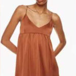 Wilfred Aritzia  Satin Lover Mini Dress Sz L Photo 0