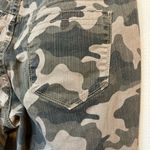 Bongo Juniors Green Brown Camo Stretch Cropped Ankle Pants Size 7 Photo 3