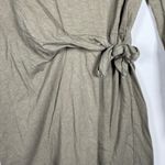 Aerie  Olive Green Long Sleeve Knot Waist Midi Dress Sz S Photo 4