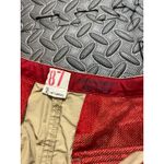 Abercrombie & Fitch VTG Y2K Abercrombie Fitch Surplus‎ Womens 8 Nylon Baggy Cargo Utility Shorts Tan Photo 2