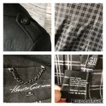 Kenneth Cole  double breasted black pea coat size 12 Photo 11