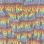 PINK - Victoria's Secret Victorias Secret PINK Rainbow One Piece Pajama Womens Medium Cotton Blend Photo 5