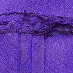 Vintage 60's/70's Jacquard Maxi Dress Purple Size Medium Photo 14