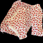 Size 4XL 3 piece strawberry print bikini top bottom coverup EUC Red Photo 1