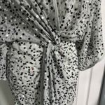 ASOS  Silver Sequin Kimono Dress Size 4 Photo 1