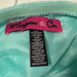 Morgan & Co Turquoise Green Strapless Formal Prom Dress Juniors Sz 1/2 Sequin Photo 3