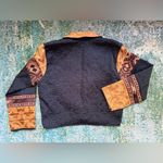 Vintage Flashback cropped embroidered western bolero blazer, size medium Tan Photo 11