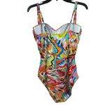 Bleu Rod Beattie Break The Mold Shirred Underwire One-Piece 14 $124 NEW Photo 3