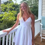 ZARA  pleated poplin mini dress Photo 0