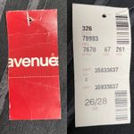 Avenue  Jacket 26/28 Black Stretch Full Zip Up Collared New Photo 7