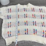 Charming Charlie Rainbow Chunky Knit Sweater Photo 5