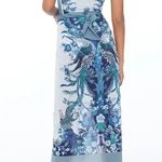 FLAX MAKER BLUE AND WHITE SARONG WRAP COVERUP Size M Photo 2