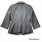 The Limited  Suit Jacket Blazer Charcoal Gray size XSmall Chambray Tailored NWT Photo 8