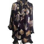 Zimmermann Purple Silk Celestial Zodiac Swing Dress Size 1 / US 6 Photo 9