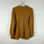Madewell  Nolan Cardigan Knit Open Front Mustard Yellow S Photo 6