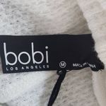 Bobi  White Cowl Neck Waffle Knit Top NWT Medium Revolve Thermal Knit Comfy Top Photo 5