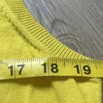 Talbots  sweater vest Yellow Striped trim Womens size XL Preppy Casual Knit Photo 4