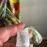 Jamie & Layla Tropical Floral Print Sleeveless Dress M Green Orange Purple Size M Photo 5