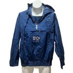 Esprit  Vintage Unisex Windbreaker Jacket Blue Hooded Size S Photo 1