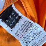 NWT SOLY HUX Sequin Halter Crop Top Orange Glitter Deep Cowl Neck Small Photo 7