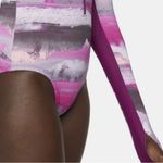 Nike Women’s Adventure Zip Front Long Sleeve Rash Guard Swimsuit MSRP $124 Photo 4