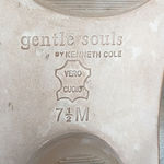 Kenneth Cole Gentle Souls Metallic Leather Gladiator Sandals 7.5M Photo 1