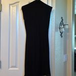 BCBG MaxAzria Women Size M Fitted Front Drape Pleat Midi Dress Photo 1
