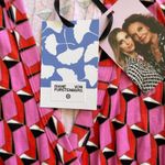 Diane Von Furstenberg NWT  Collared Sleeveless Pink‎ Geo Jumpsuit Size XL Summer Photo 7