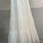 Baltic Born White Tulle Midi Tiered  Dress Bridal Engagement Photo 8