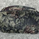 Pierre Cardin Vintage  Travel Bag Make Up Pouch Toiletry Utility Floral Tapestry Photo 0
