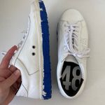 Vibram women’s P448 CSL royal blue white leather perforated low cut sneakers 9.5 Photo 3