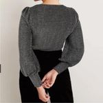 Boden Black & Silver Sparkle Twist Front Jersey Dressy Top US Size 16/18 Photo 1