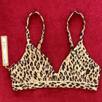 SKIMS  fits everybody triangle bralette in sienna jaguar print size S Photo 0