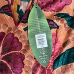 Farm Rio Anthropologie Women’s Orange Flowerdoscopic Floral Print Midi Dress XL Photo 4