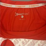 Orangetheory  Red Muscle Tee with Graphic Design Womens size medium EUC Photo 3